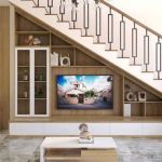TỦ CẦU THANG GỖ MDF