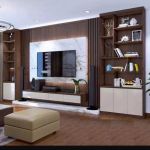 VÁCH TIVI GỖ MDF