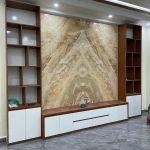VÁCH TIVI GỖ MDF