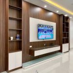 VÁCH TIVI GỖ MDF