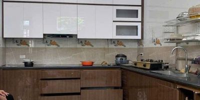 TỦ BẾP GỖ MDF LÕI XANH