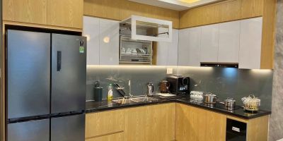 TỦ BẾP GỖ MDF LÕI XANH