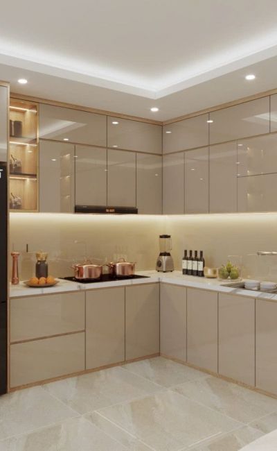 TỦ BẾP CÁNH ACRYLIC