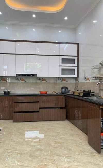 TỦ BẾP GỖ MDF LÕI XANH