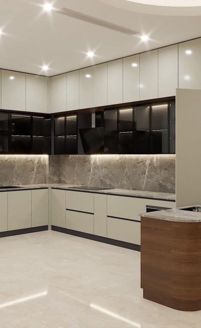 TỦ BẾP GỖ MDF LÕI XANH