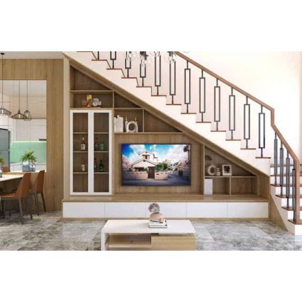 TỦ CẦU THANG GỖ MDF