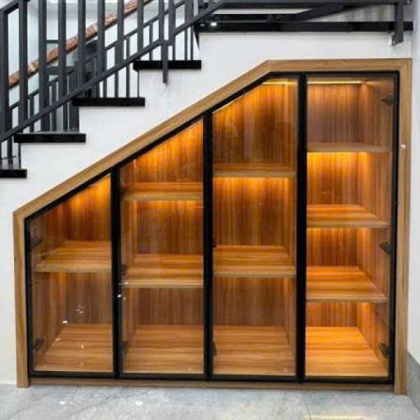 TỦ CẦU THANG GỖ MDF