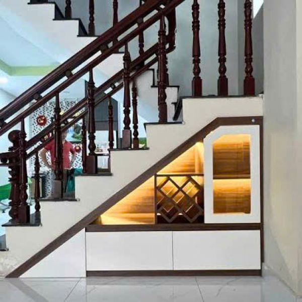 TỦ CẦU THANG GỖ MDF