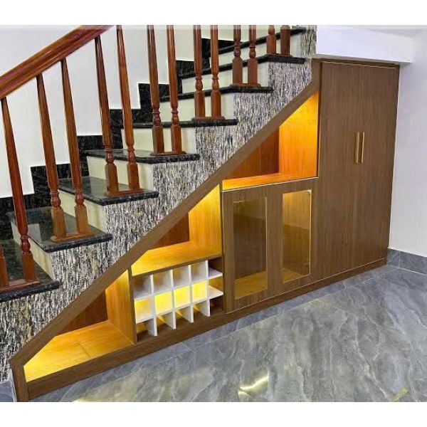 TỦ CẦU THANG GỖ MDF