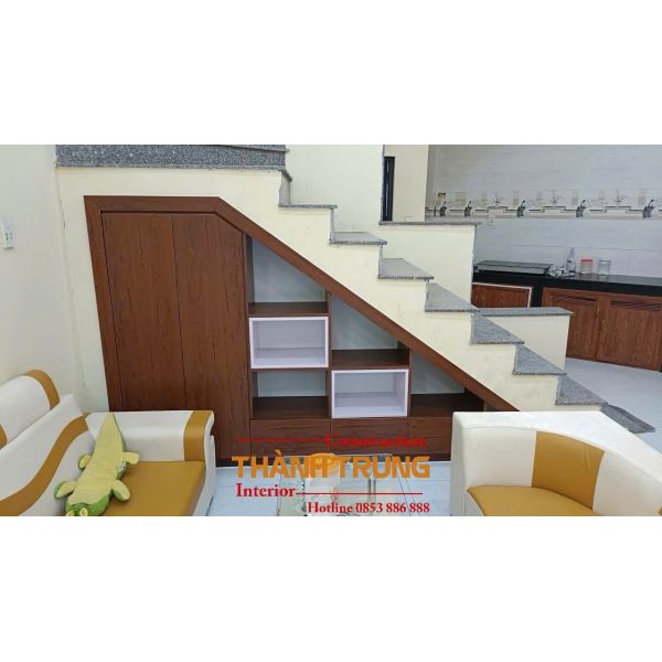 TỦ CẦU THANG GỖ MDF