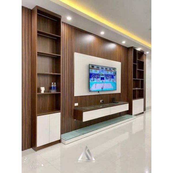 VÁCH TIVI GỖ MDF